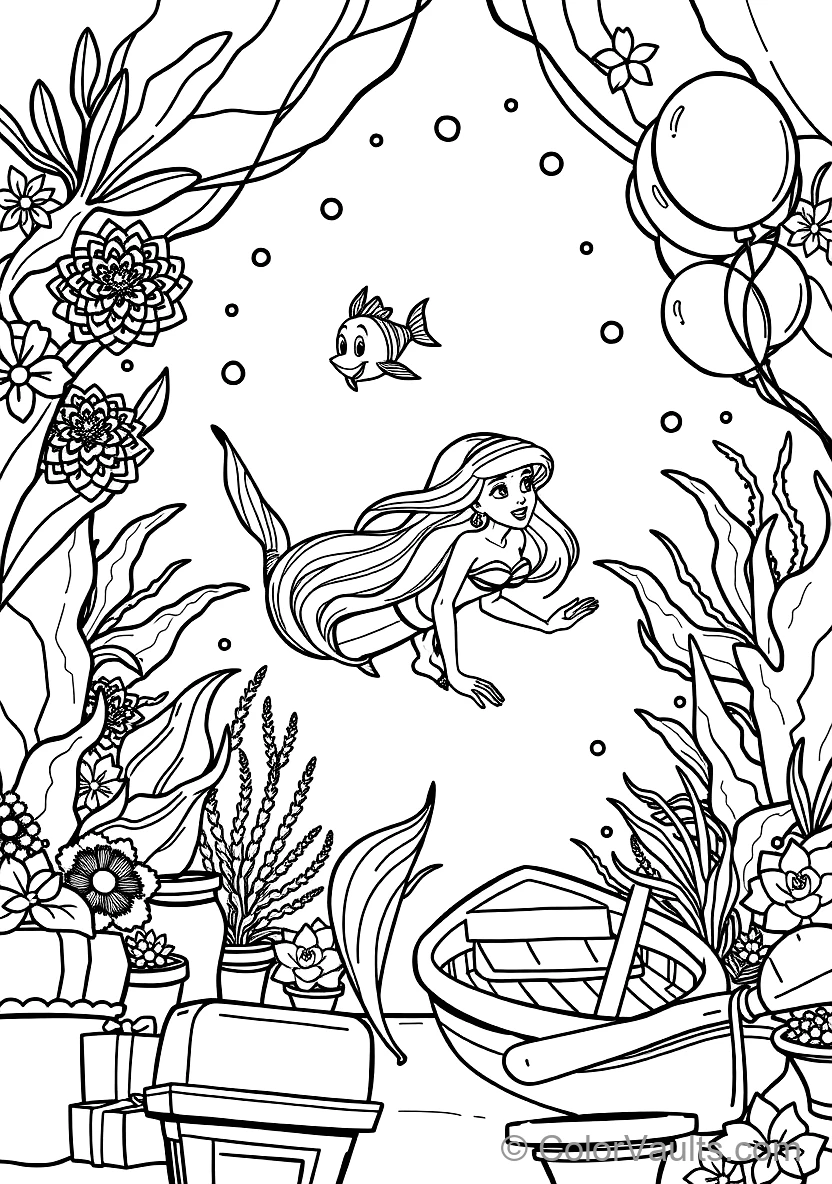 Sebastian the Crab Conducting Underwater Orchestra (10)