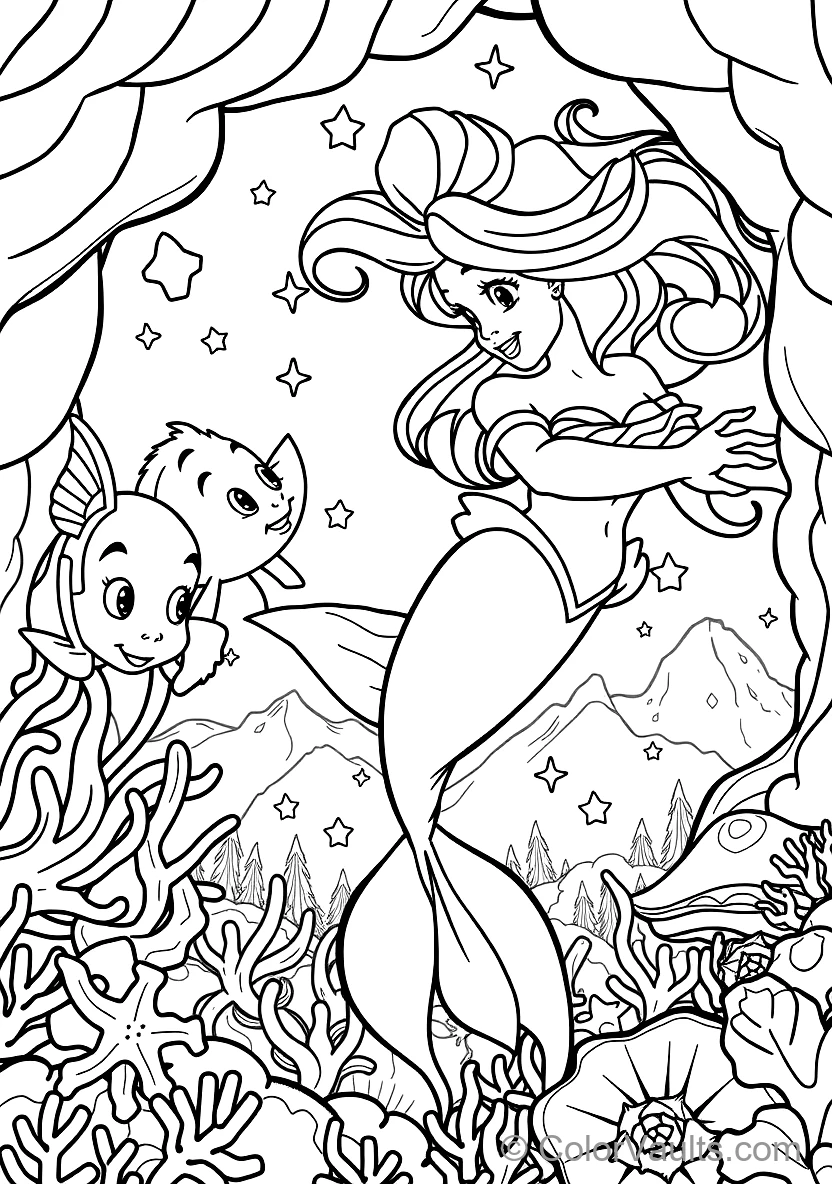 Ariel Discovering Human Treasures in Secret Grotto (10)