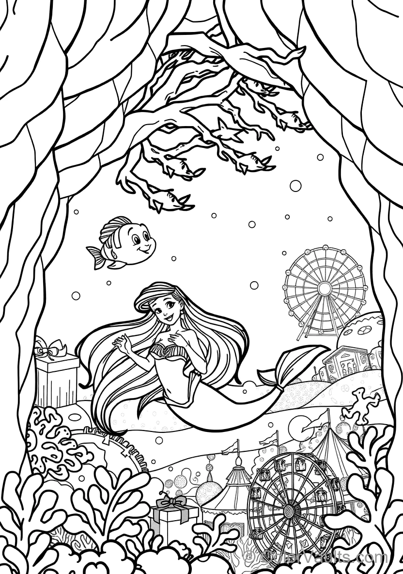 Ariel Transforming from Mermaid into Human (10)