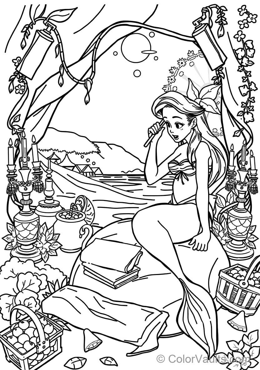 Princess Ariel Singing with Ocean Sea Creatures (10)