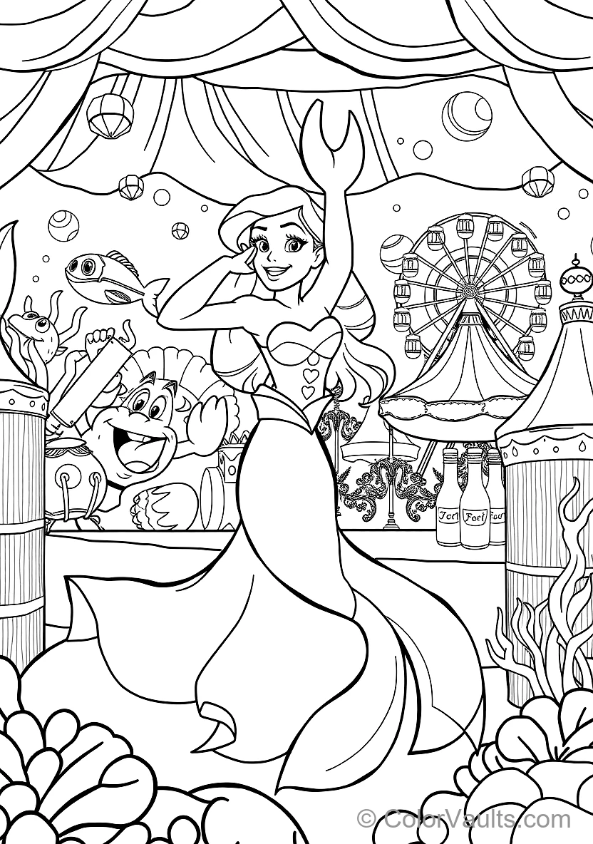 Ariel Transforming from Mermaid into Human (11)
