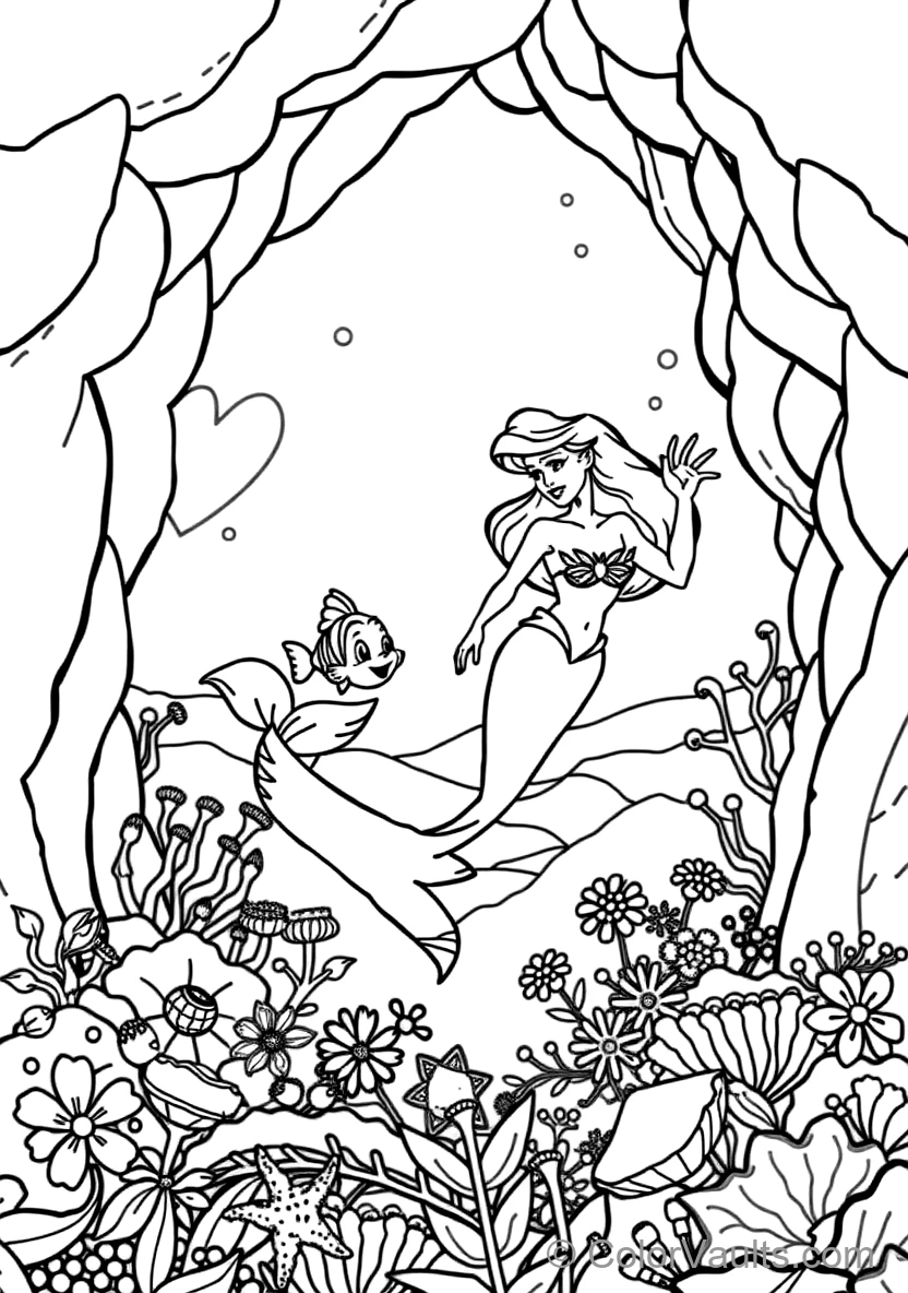 Ariel and Her Sisters Singing in Atlantica Palace (11)
