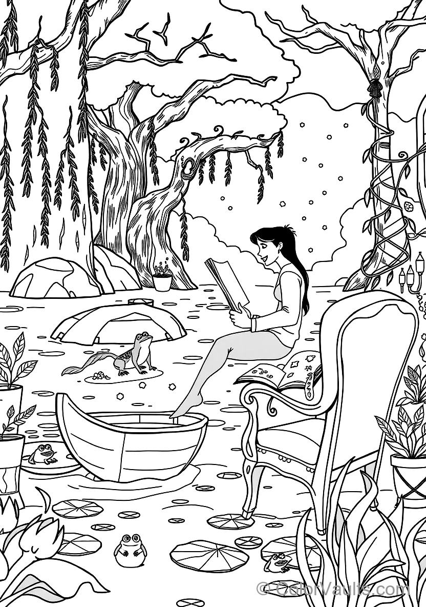 Ariel and Prince Eric in Romantic Rowboat Scene (12)