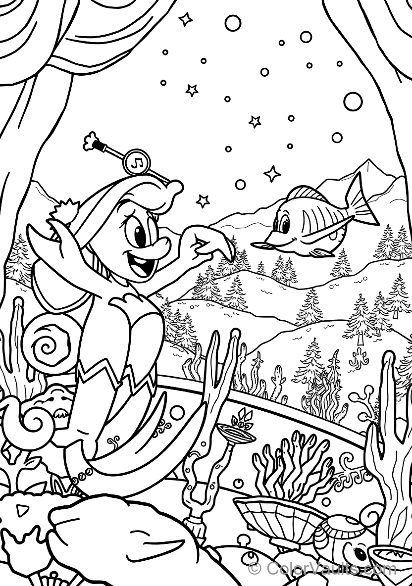 King Triton Holding the Golden Glowing Trident (12)