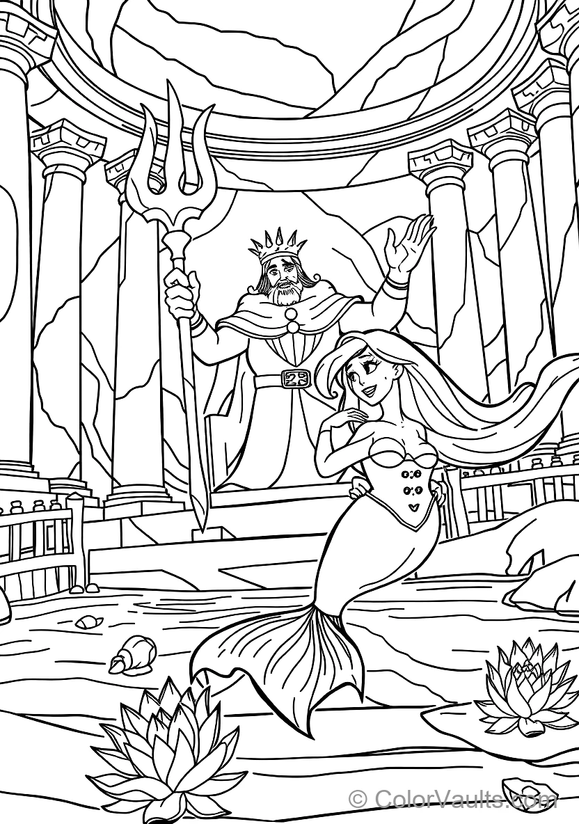 Ariel and Eric Dancing on the Royal Ship Deck (12)