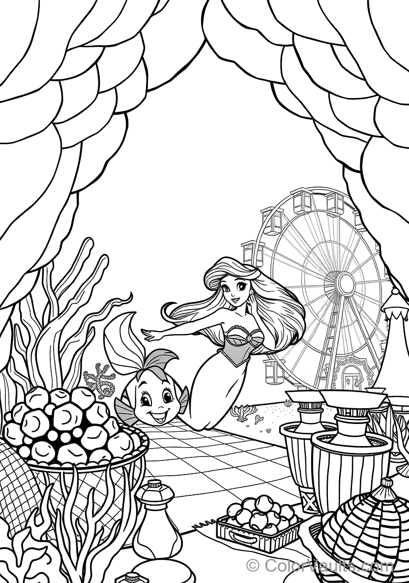 Flounder and Sebastian Exploring the Sunken Ship (13)