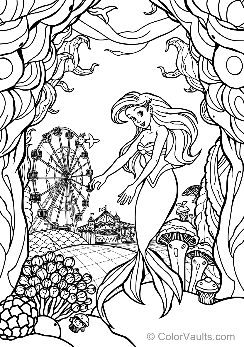 Ariel Discovering Human Treasures in Secret Grotto (13)