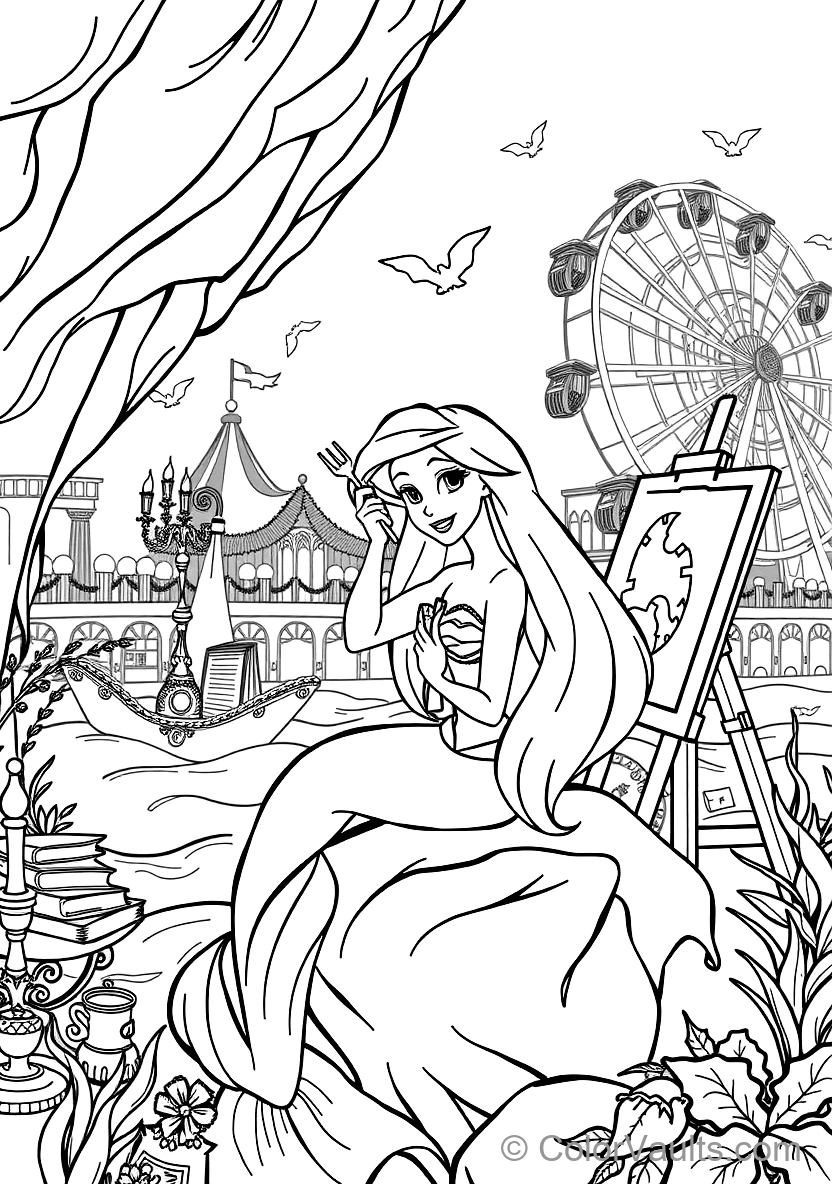Ursula the Sea Witch Brewing a Magic Potion (13)