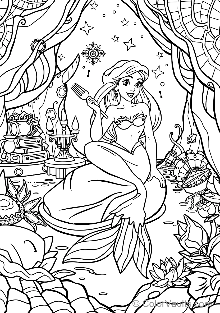 Ariel Transforming from Mermaid into Human (13)