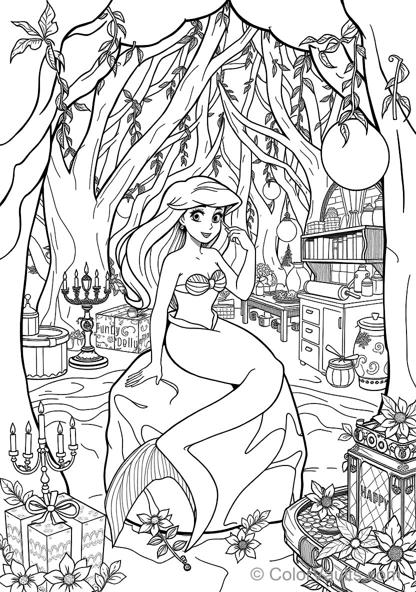 Ariel and Her Sisters Singing in Atlantica Palace (13)