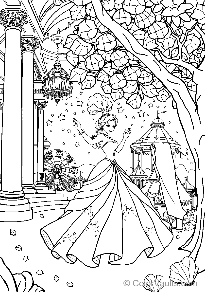 Belle Dances In An Enchanted Garden (Scene 2)