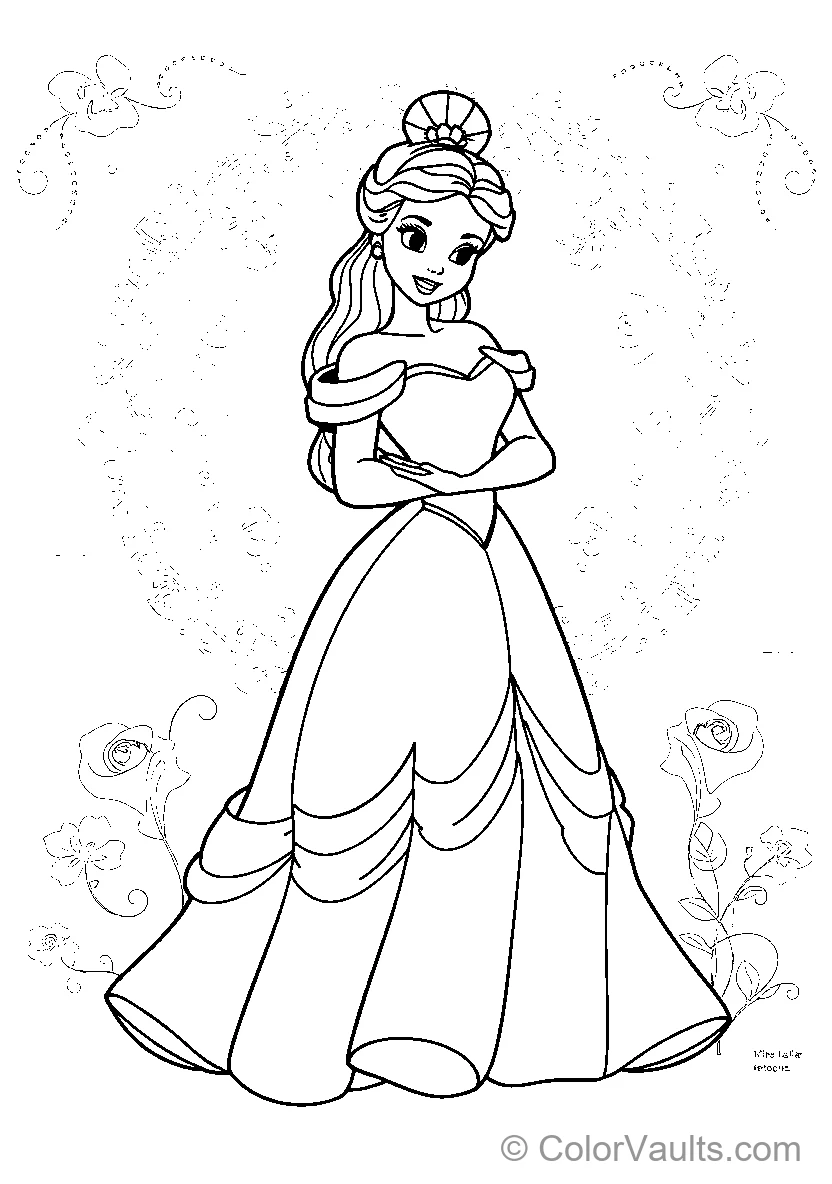 Belle In Her Iconic Dress