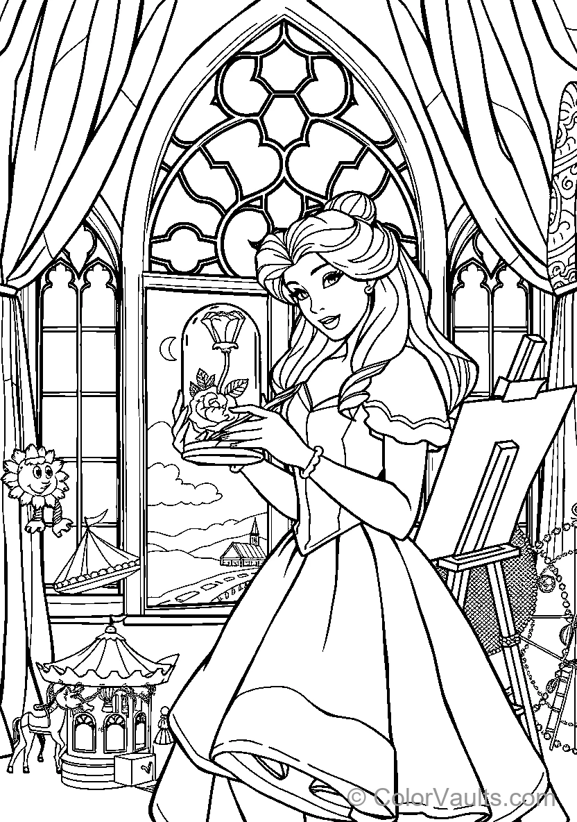 Belles Enchanted Rose (Scene 2)