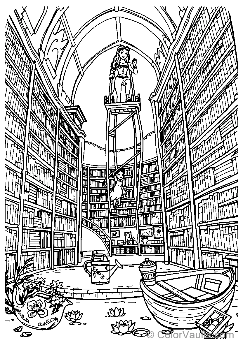 Fantasy Library Adventure