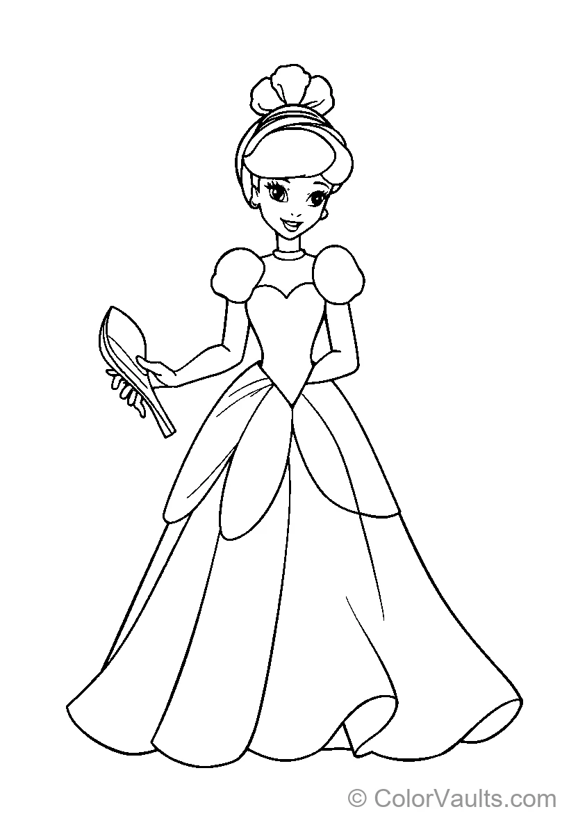 Cinderella In Her Iconic Dress 1