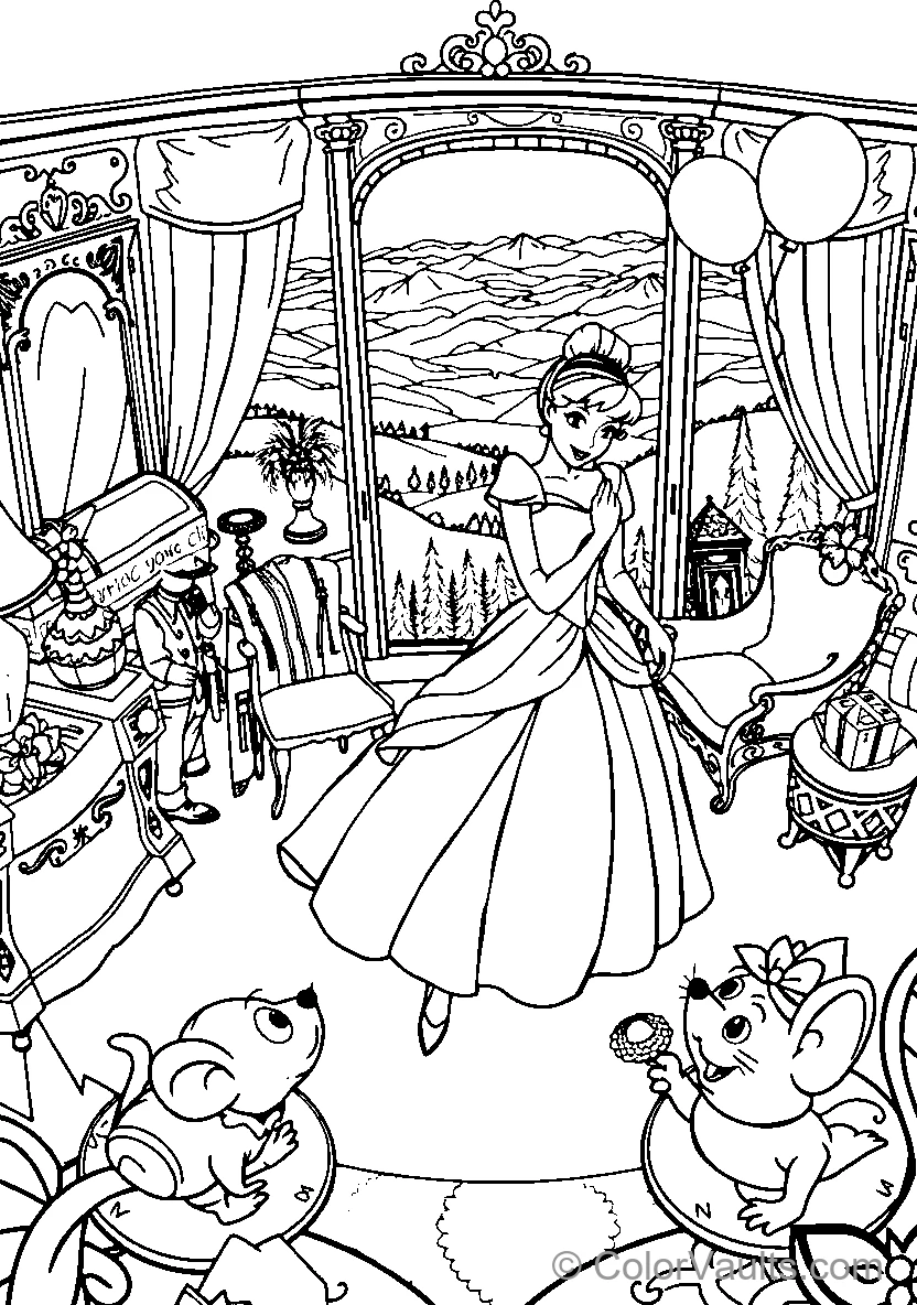 Disney Princess Ballroom Dance Scene