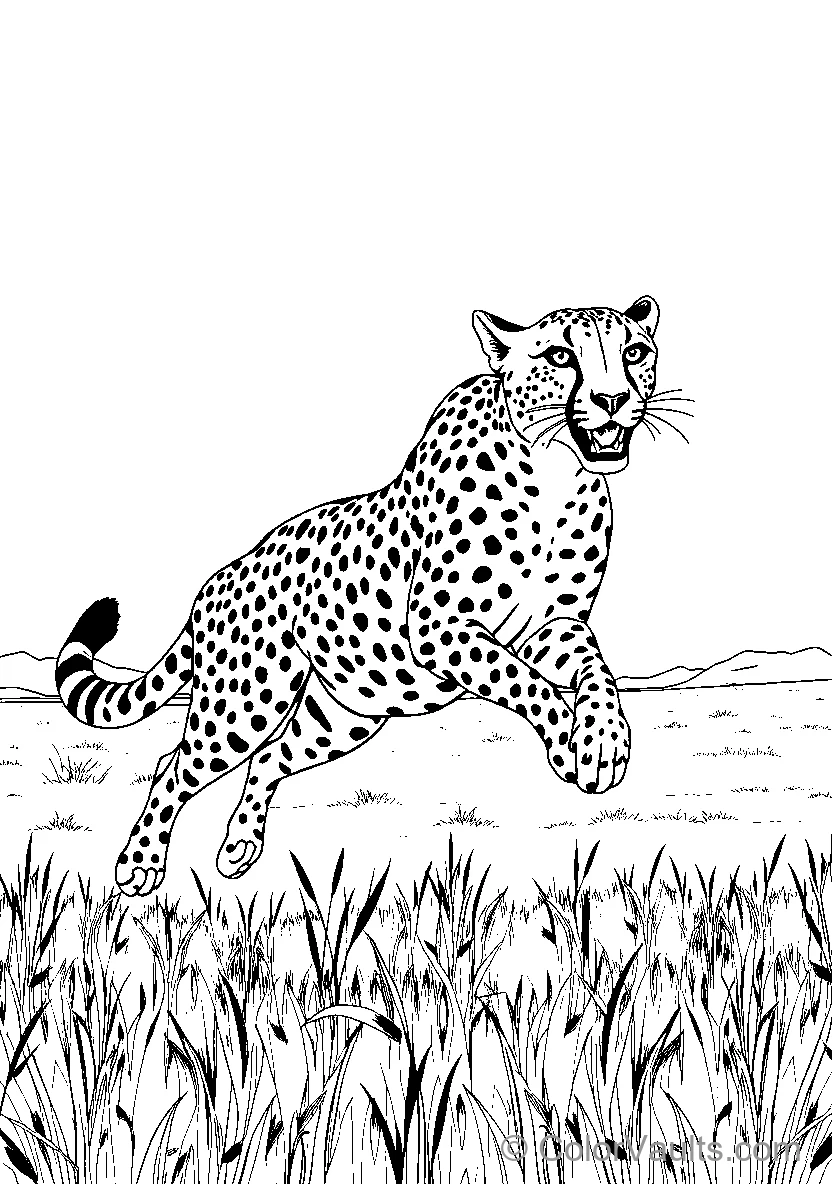 Cheetah In Motion 2