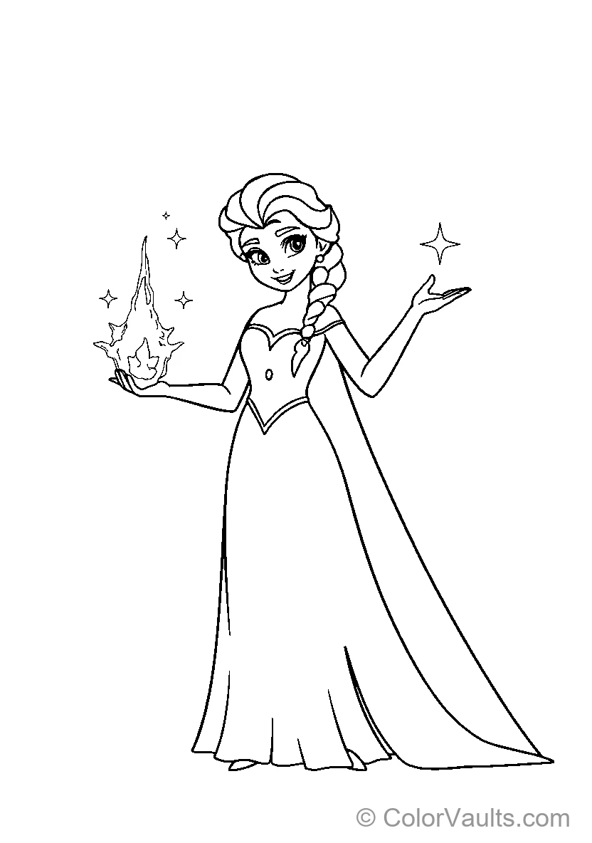Elsa avec Fire Powers