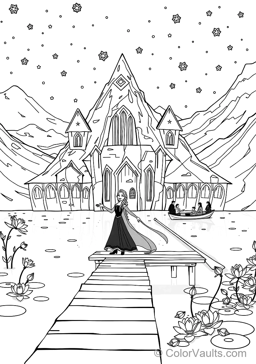 Elsa Singing Let It Go Creating the Crystalline Ice