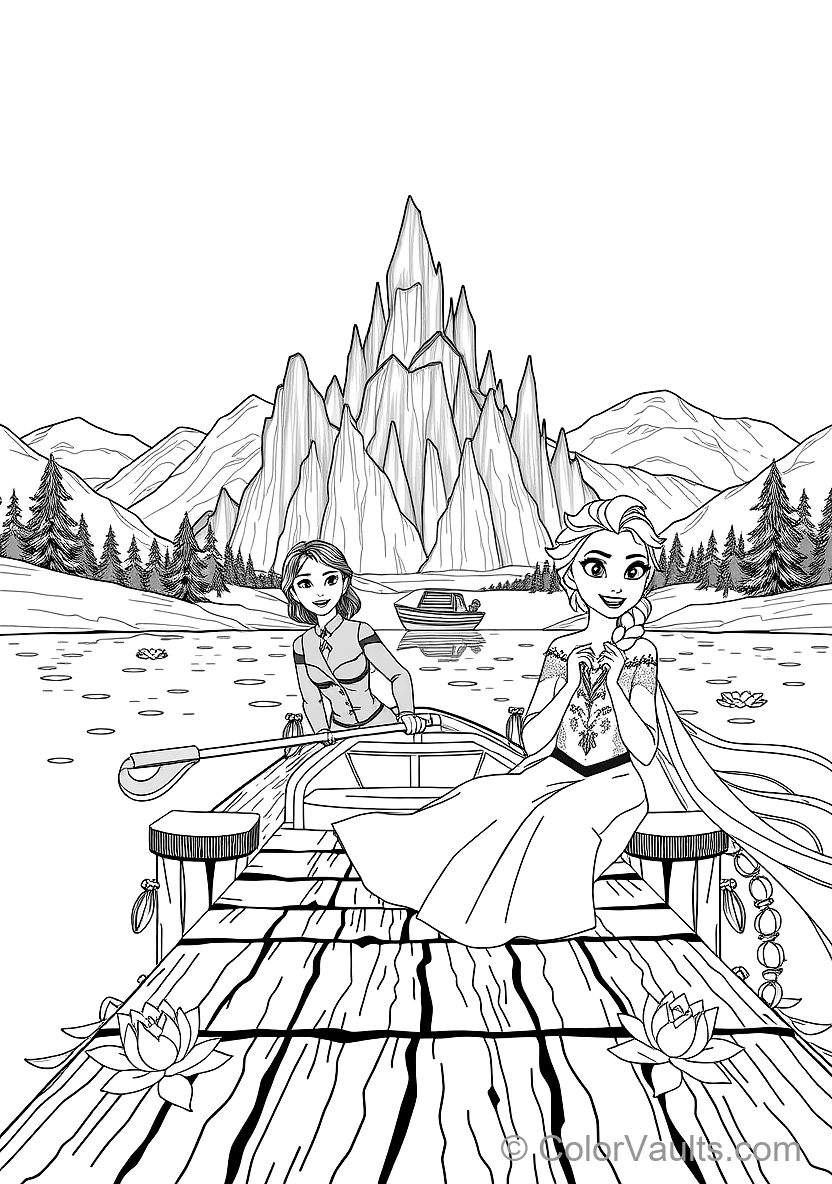 Elsa Singing Let It Go Creating the Crystalline Ice (Scene 3)