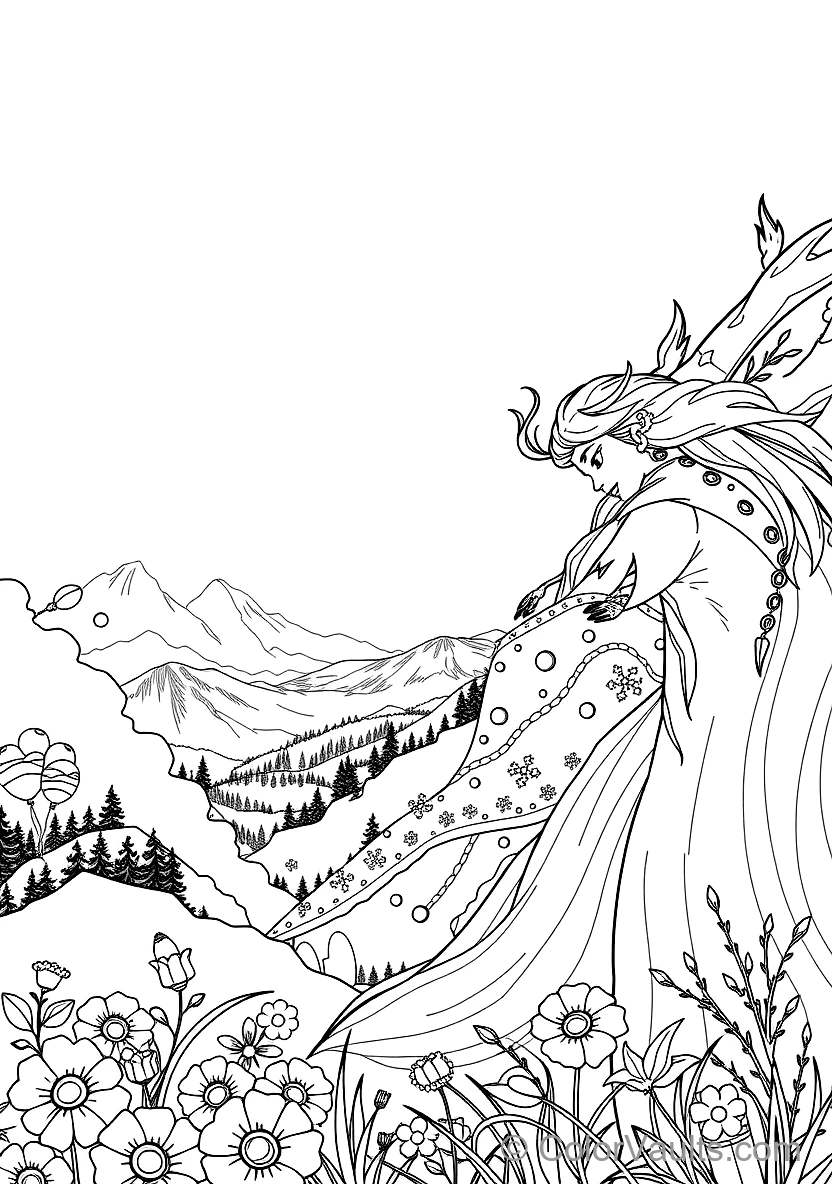 Elsa und the Mythical Water Spirit Nokk Galloping