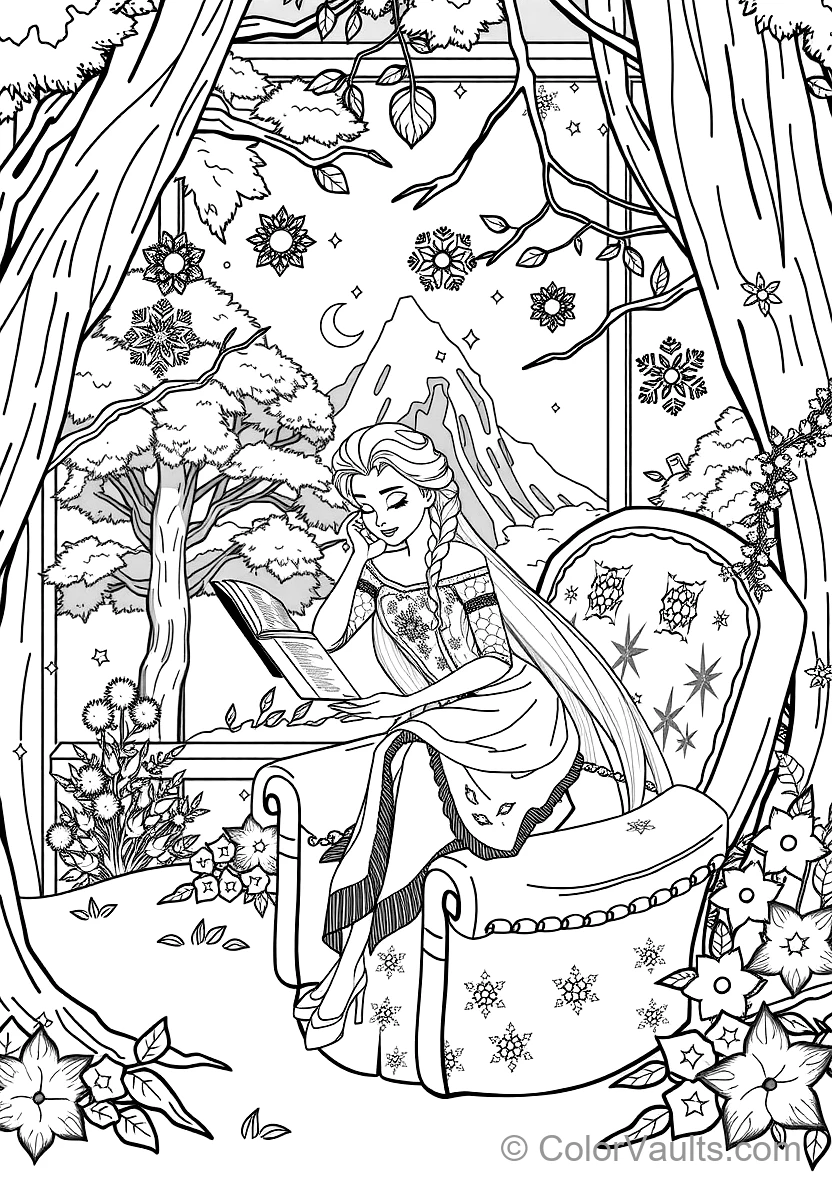Elsa Singing Let It Go Creating the Crystalline Ice (Scene 5)