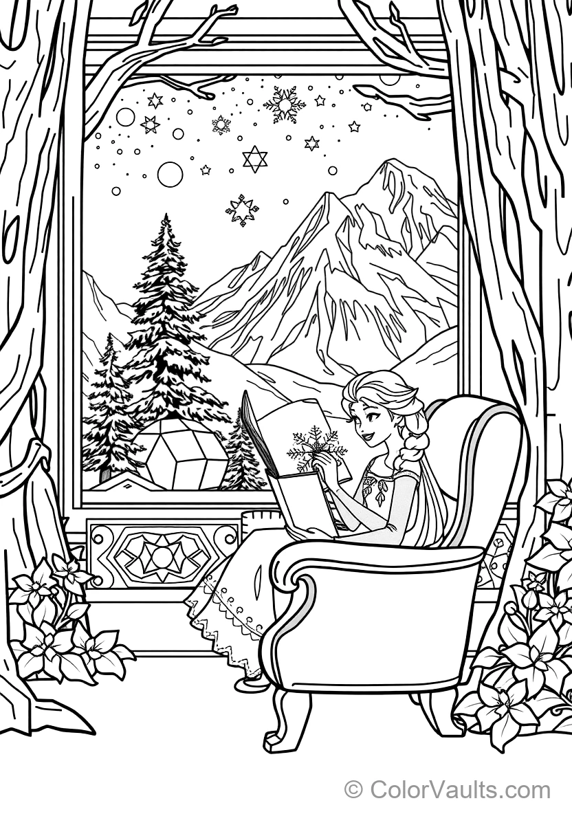 Elsa Singing Let It Go Creating the Crystalline Ice (Scene 7)