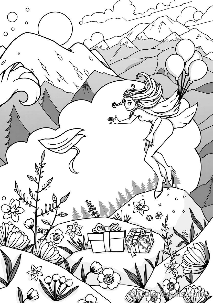 Elsa und the Mythical Water Spirit Nokk Galloping (Scene 9)