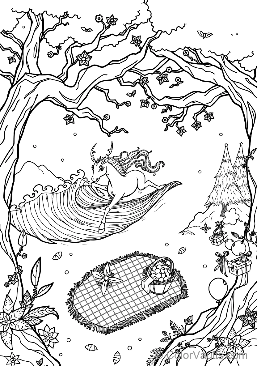 Elsa und the Mythical Water Spirit Nokk Galloping (Scene 15)
