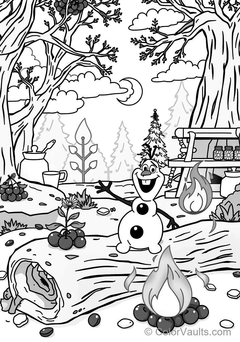 Olaf und the Süßer Fire Salamander Bruni Playing (Scene 16)