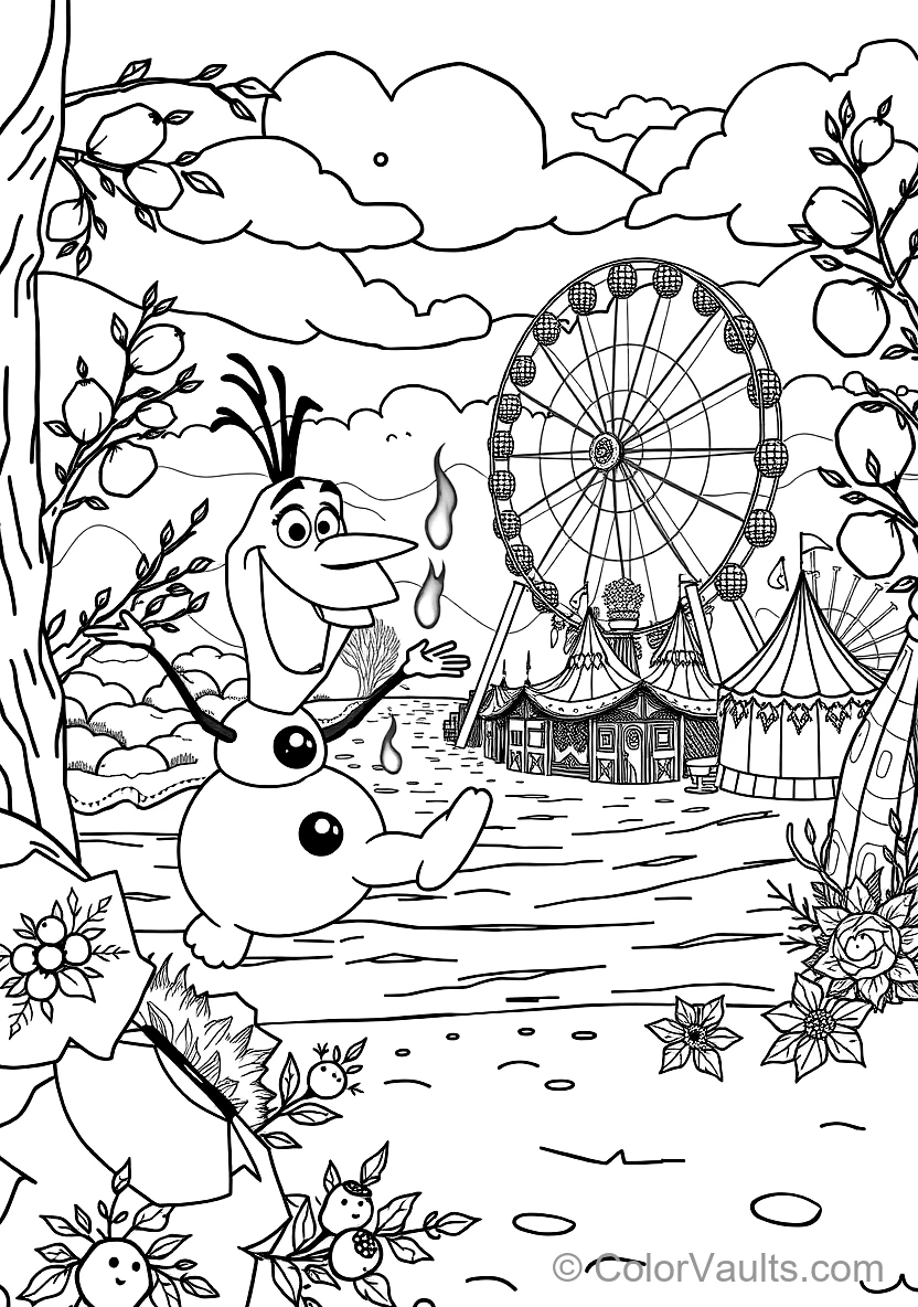 Olaf und the Süßer Fire Salamander Bruni Playing (Scene 18)