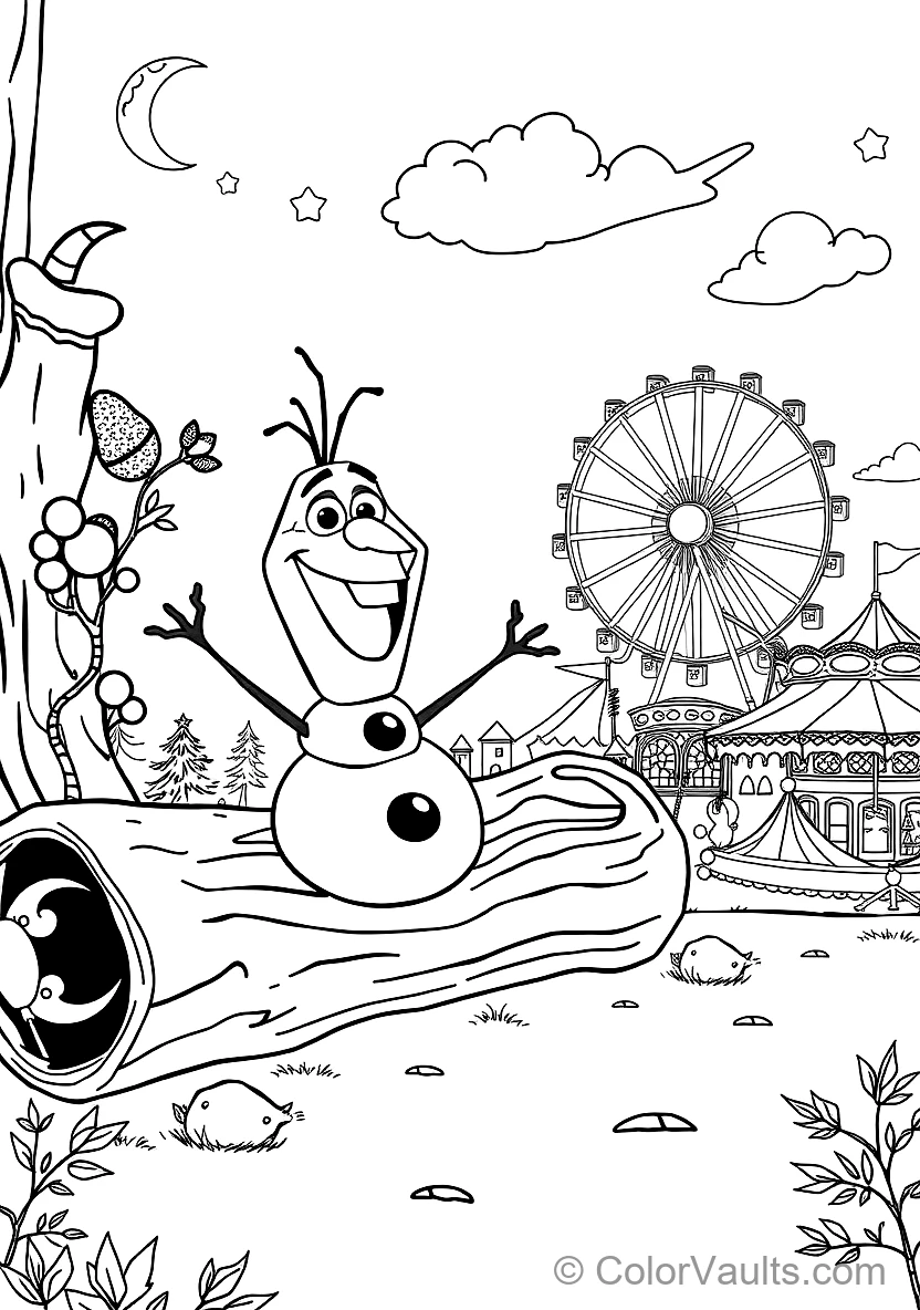 Olaf und the Süßer Fire Salamander Bruni Playing (Scene 24)