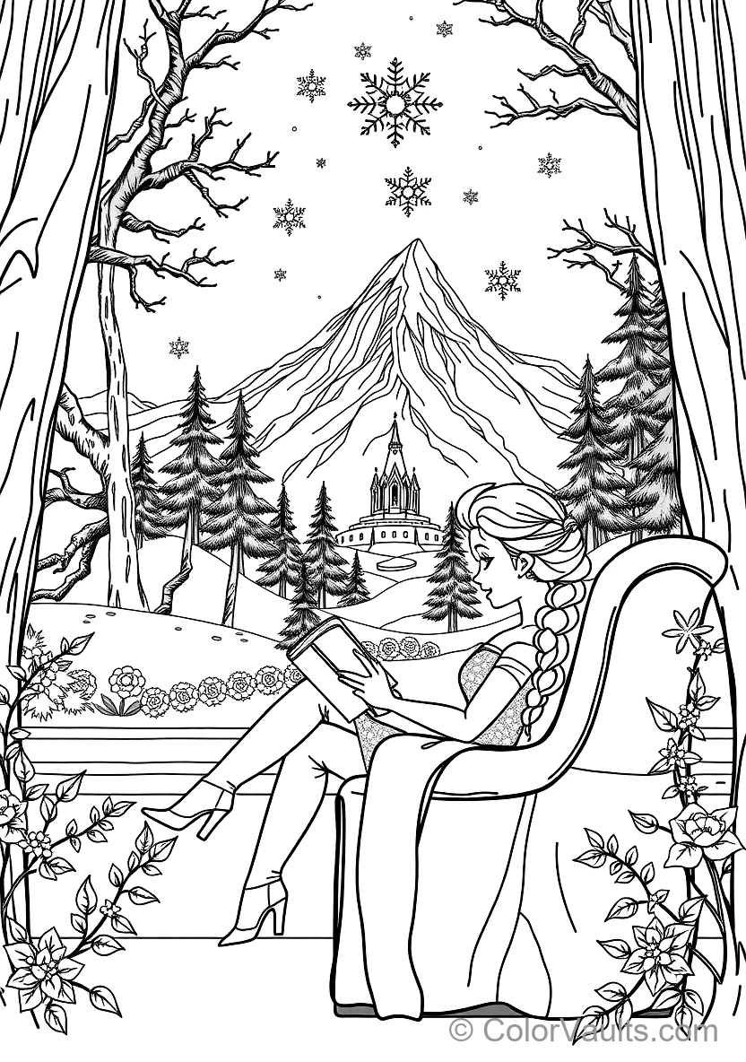 Elsa Singing Let It Go Creating the Crystalline Ice (Scene 25)