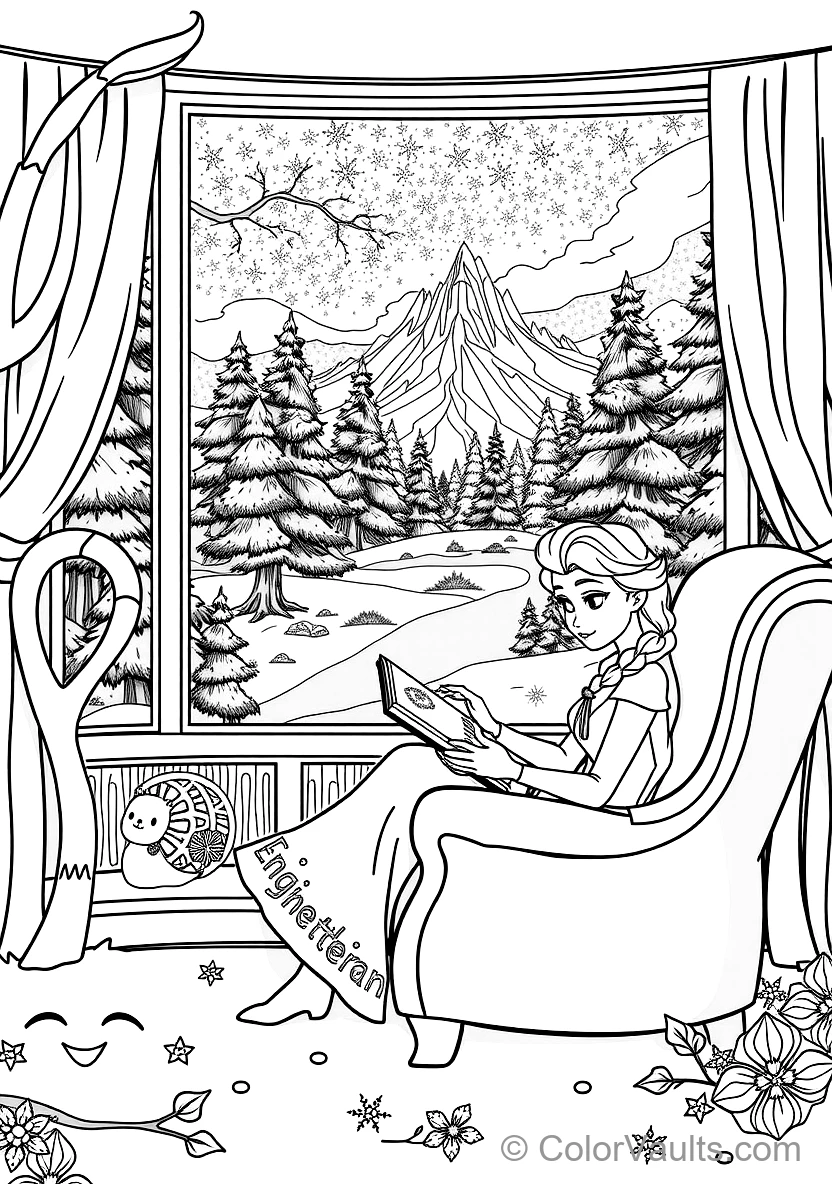 Elsa Singing Let It Go Creating the Crystalline Ice (Scene 27)