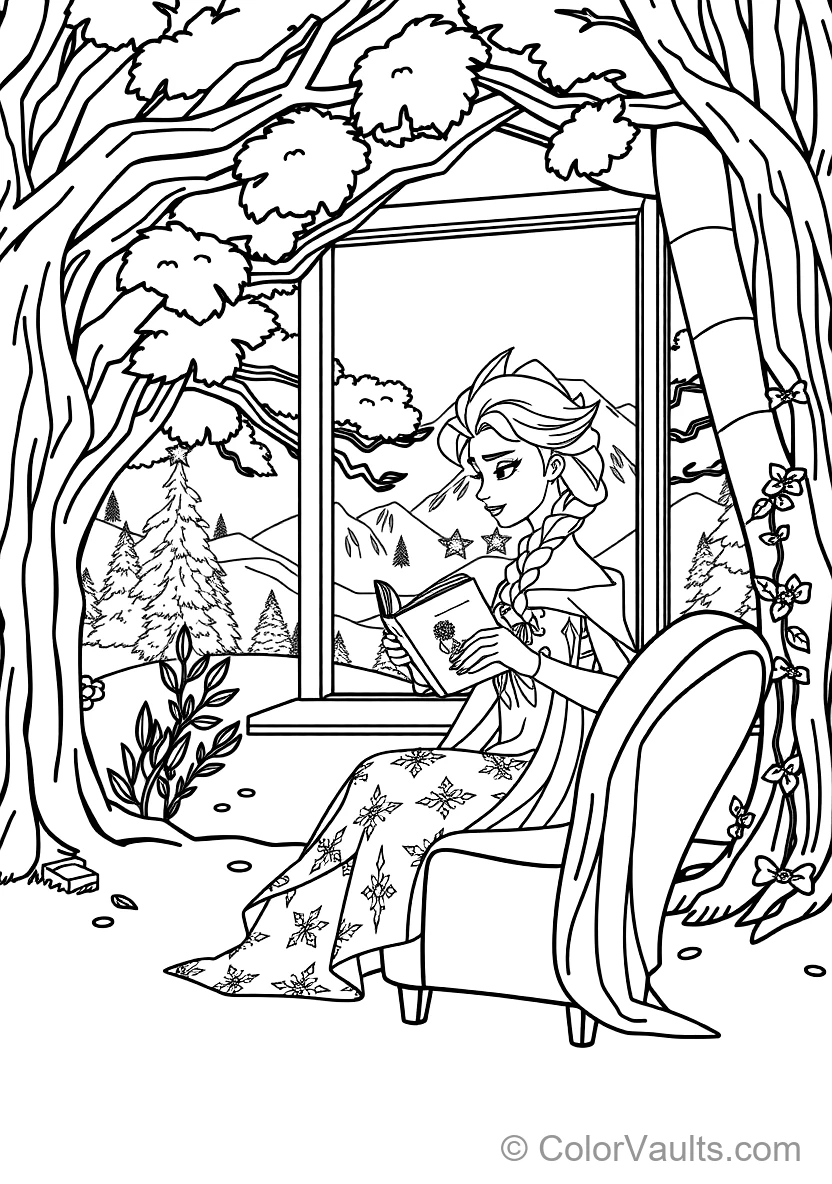 Elsa Singing Let It Go Creating the Crystalline Ice (Scene 29)