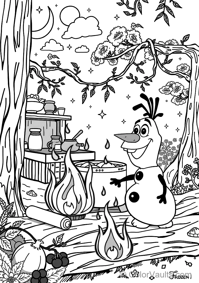 Olaf und the Süßer Fire Salamander Bruni Playing (Scene 26)