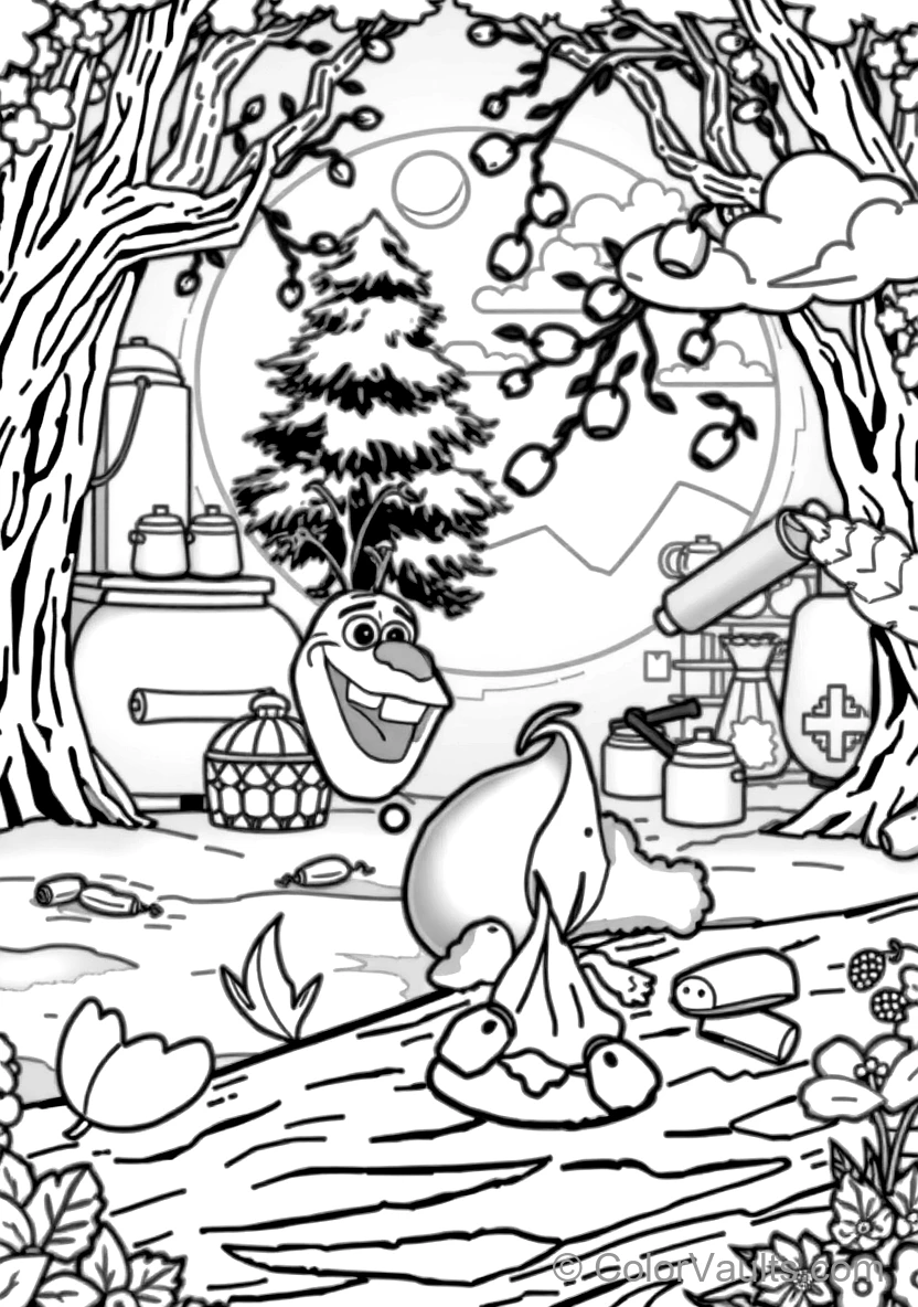 Olaf und the Süßer Fire Salamander Bruni Playing (Scene 28)