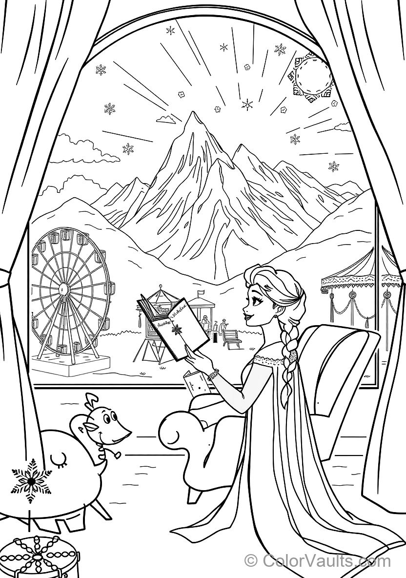 Elsa Singing Let It Go Creating the Crystalline Ice (Scene 33)