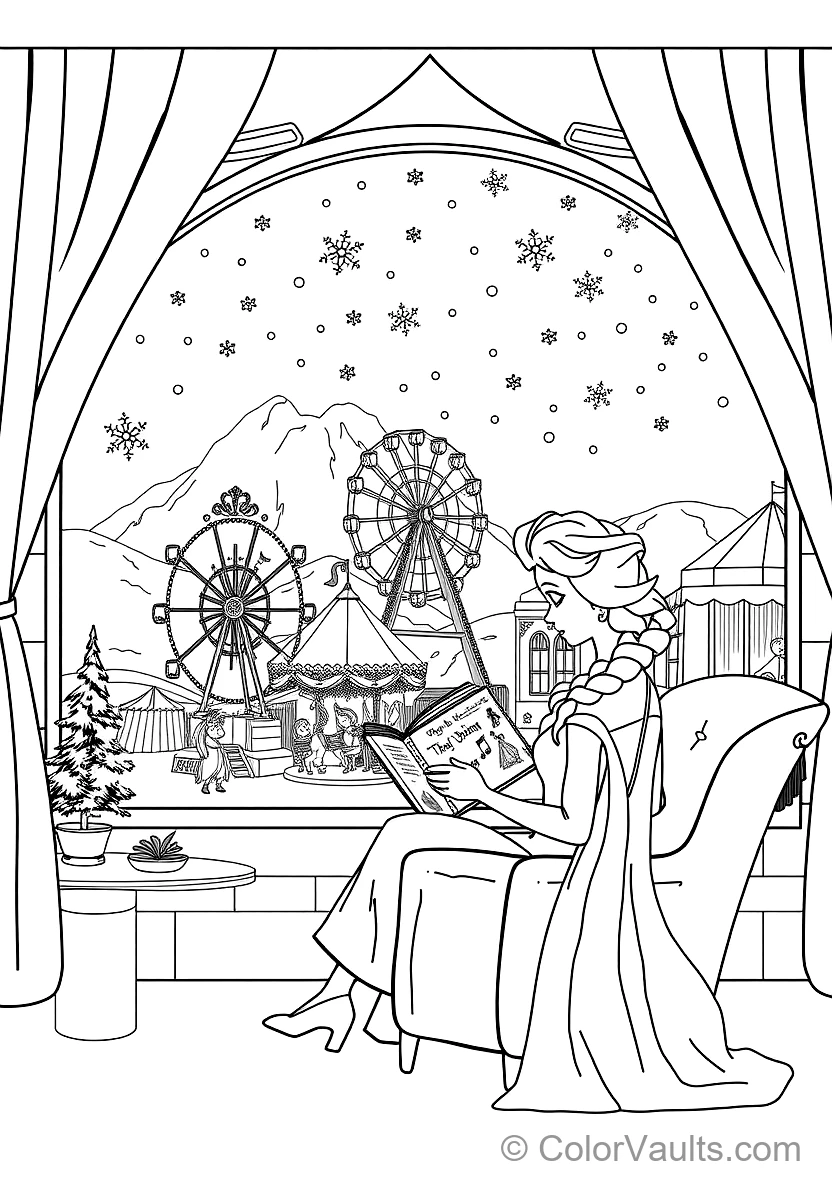 Elsa Singing Let It Go Creating the Crystalline Ice (Scene 35)