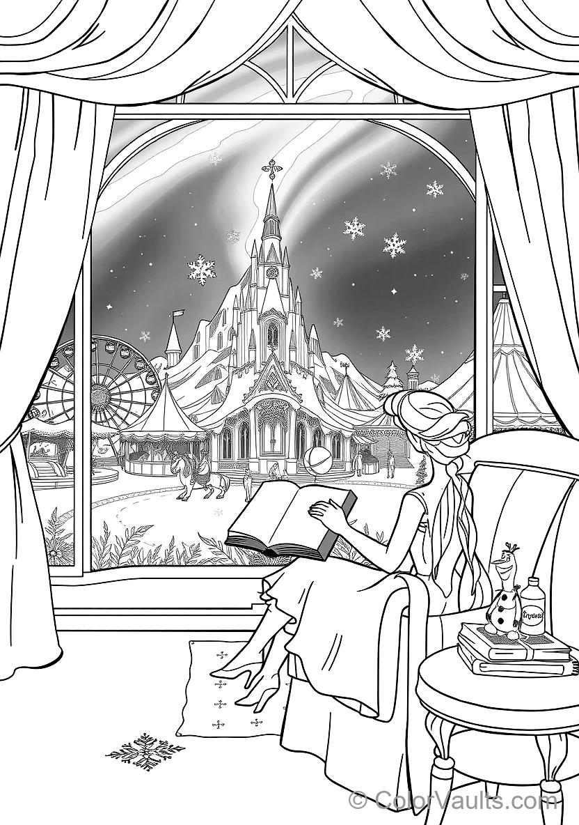 Elsa Singing Let It Go Creating the Crystalline Ice (Scene 37)