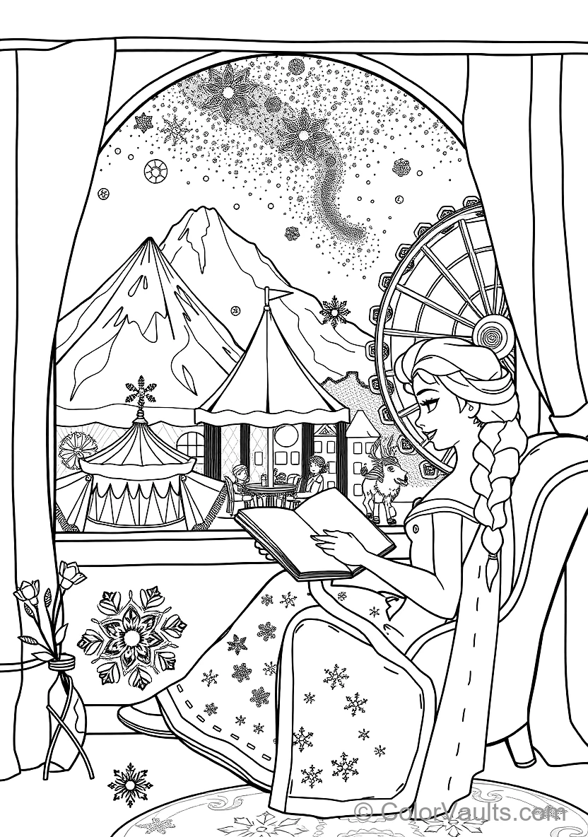 Elsa Singing Let It Go Creating the Crystalline Ice (Scene 39)