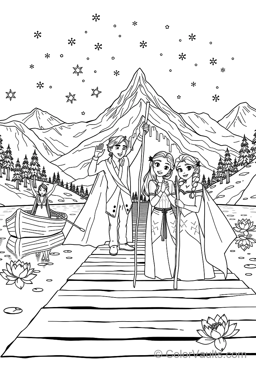Elsa Singing Let It Go Creating the Crystalline Ice (Scene 45)