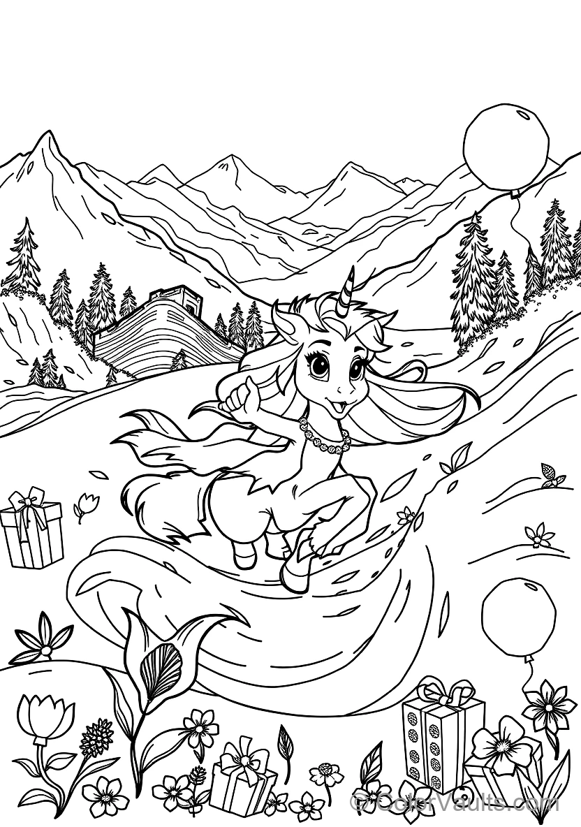 Elsa and the Mythical Water Spirit Nokk Galloping (Scene 38)