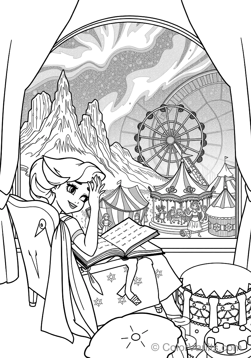 Elsa Singing Let It Go Creating the Crystalline Ice (Scene 56)