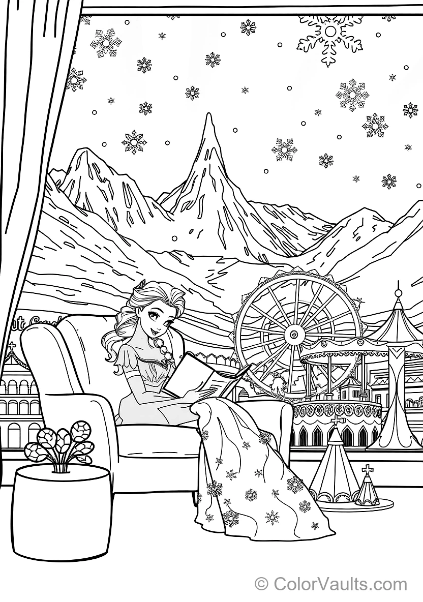 Elsa Singing Let It Go Creating the Crystalline Ice (Scene 58)