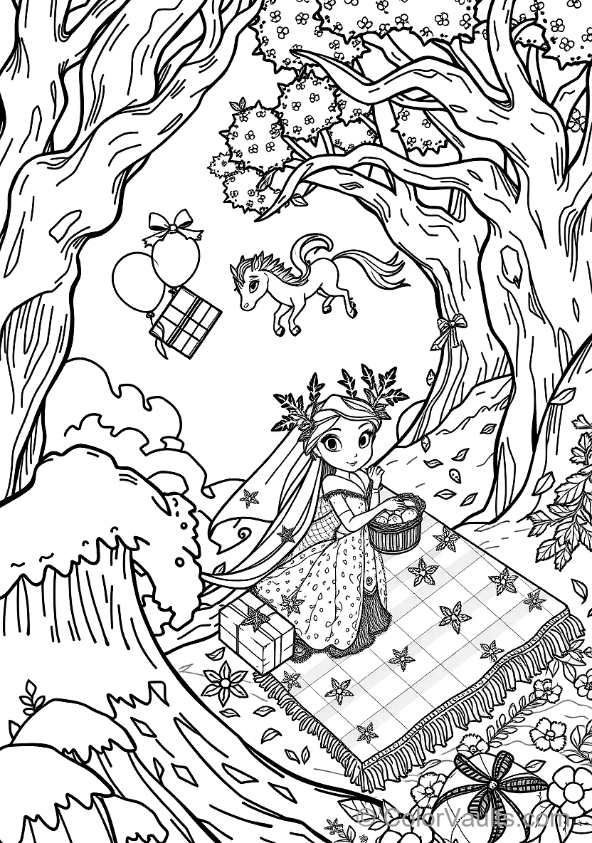 Elsa et the Mythical Water Spirit Nokk Galloping (Scene 49)