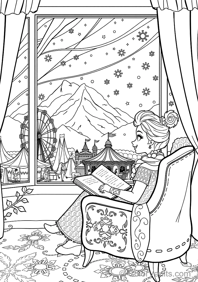 Elsa Singing Let It Go Creating the Crystalline Ice (Scene 64)