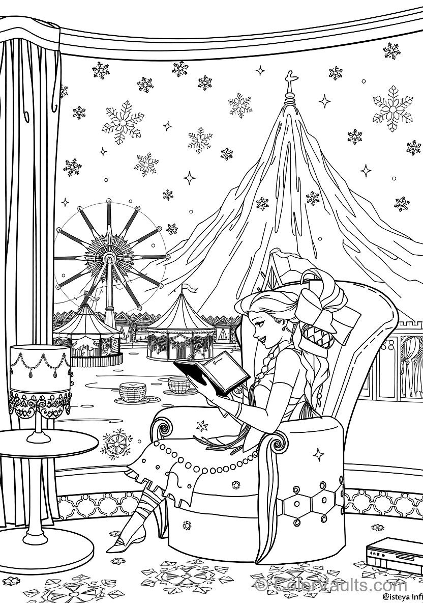 Elsa Singing Let It Go Creating the Crystalline Ice (Scene 66)