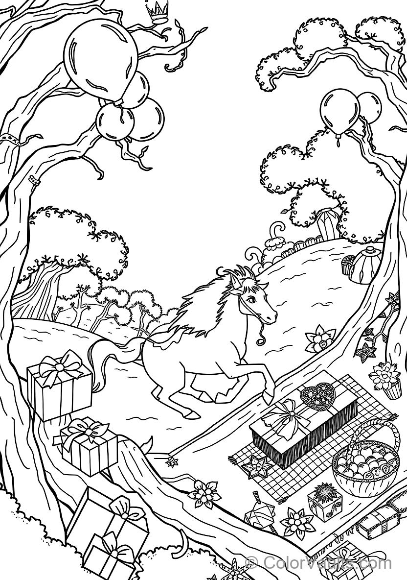 Elsa and the Mythical Water Spirit Nokk Galloping (Scene 62)