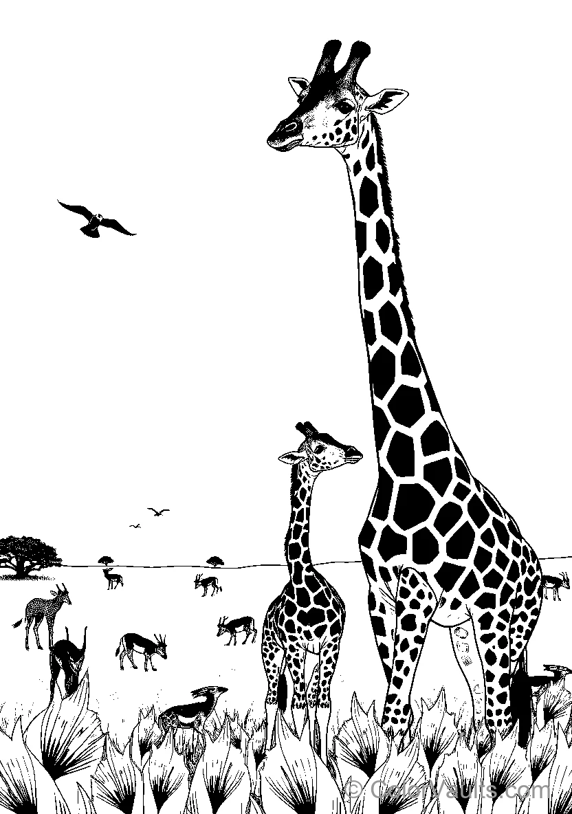 Giraffe Gathering